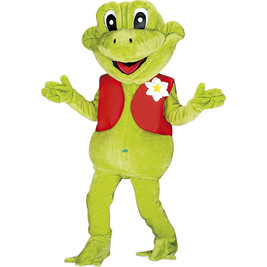 Mascotte Grenouille Gilet