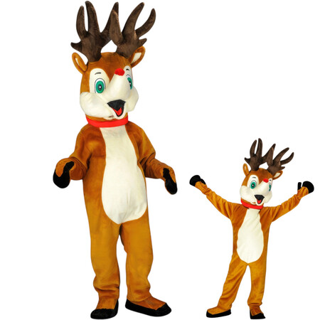 Kerstrendiermascotte