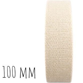 Mèche Kevlar beige tissée, longueur 100 mm.