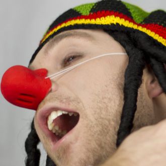 Nez de clown avec élastique