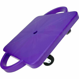 Balance board with multi-directional wheels for smooth and fun movements.
