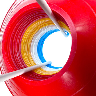Borchie dai colori vivaci per una demarcazione visibile.