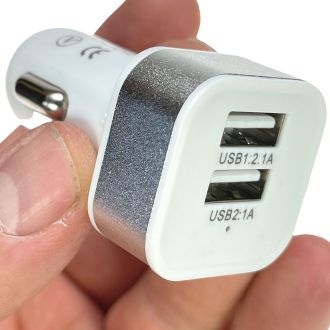 Dubbele USB-autoadapter