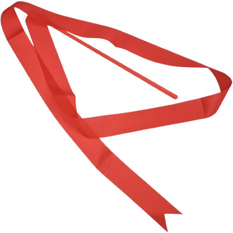 Rotes GRS-Initiationsband, 1,60 m x 5 cm aus Satin.