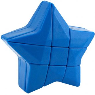 Rubiks kubus ster blauw