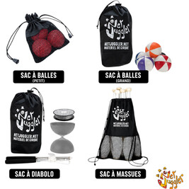 Sac à balles, diabolos ou massues Sac à balles, diabolos ou massues