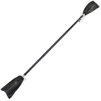 Bâton de jonglage Contact ISIS de 150 cm, noir, avec des extrémités en forme de poches pour un équilibre optimal.