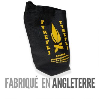 Staff feu cougar - mèche double 65mm