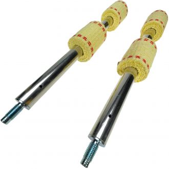 Staff feu cougar - mèche double 65mm