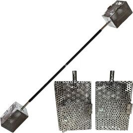 Medium rectangular charcoal staff