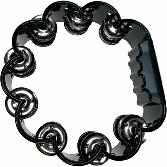 Tambourine with floral accents and 32 shiny jingles to add a touch of fantasy to your musical performances.