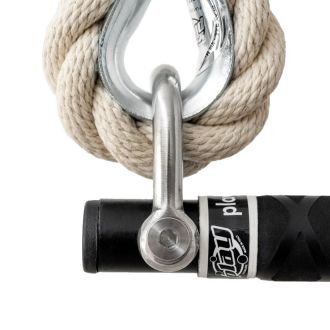 Trapeze compatible with cotton ropes