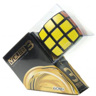 V-kubus op zwarte achtergrond in 3x3x3