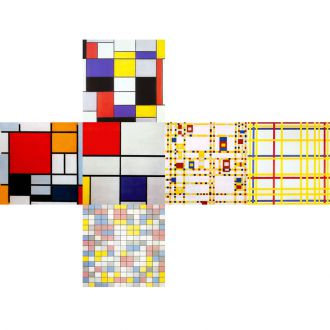 3x3x3 Mondrian V-Cube