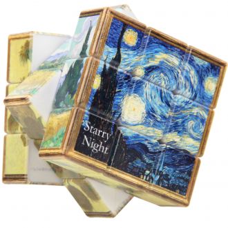 3 x 3 Straight Cube V-Cube Van Gogh 