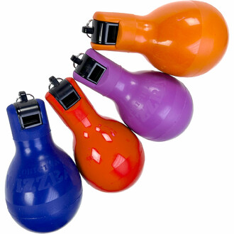 Wizzball whistle made from anti-allergic soft PVC.