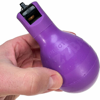 Hand-held Wizzball whistle.