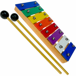 Multicoloured xylophone
