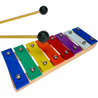 Un xylophone compact et léger, parfait pour les petites mains et les déplacements.
