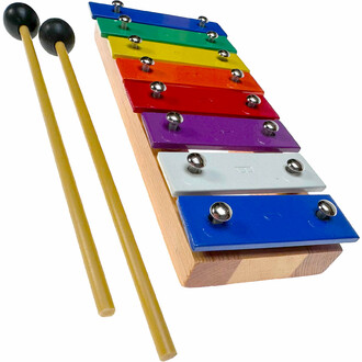 Initiez vos enfants aux bases de la musique avec ce xylophone facile à utiliser et attrayant.