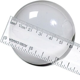 <span lang=fr>60mm acryl heldere bal</span>
