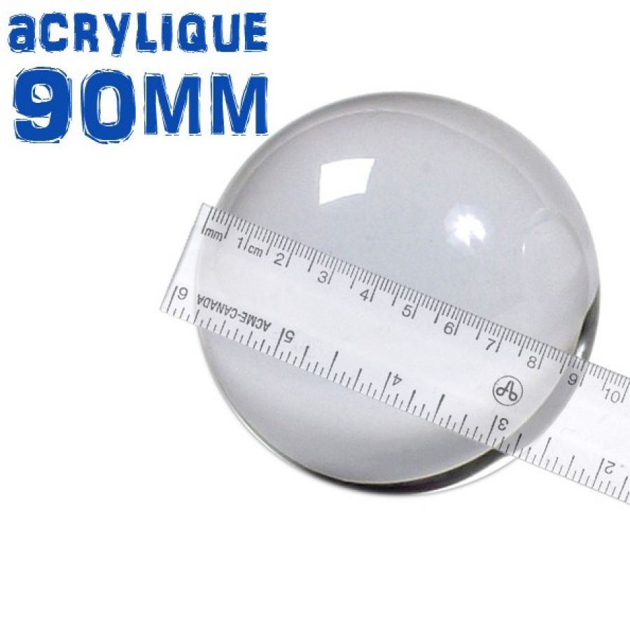 Balle en acrylique de 100mm de diamètre Balle en acrylique de 100mm de diamètre