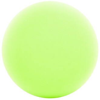 Balle de scène pastel vert clair, vue de face sur fond blanc.
