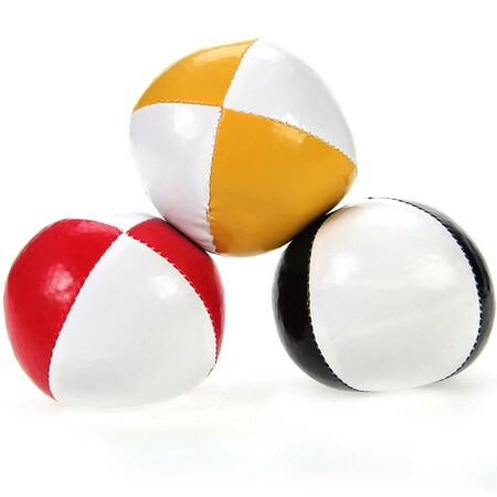 3 balles molles 120g. Noir, Rouge et Jaune 3 balles molles 120g. Noir, Rouge et Jaune