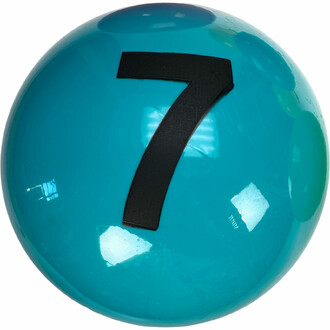 Balle portant le chiffre 7 [Ø18cm]