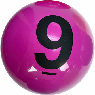 Balle portant le chiffre 9 [Ø18cm]