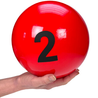 Grote ballen met nummers [Ø22cm]