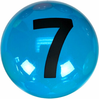 Balle numérotée avec le chiffre 7 Un apprentissage mathématique ludique et interactif