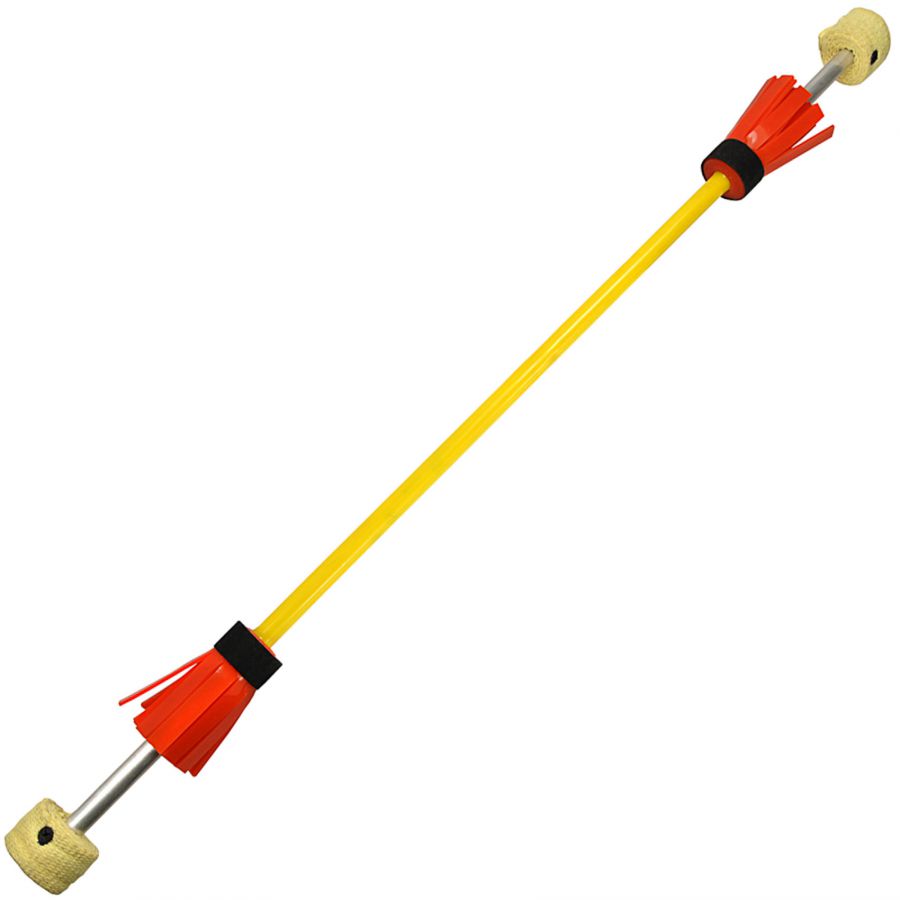 Nybras – Bâton De Feu 80 Cm Pour Spinning Et Jonglage – X-GRIP Anti-chaleur – Aluminium T6, Mousse EPDM – Fabrication Italienne