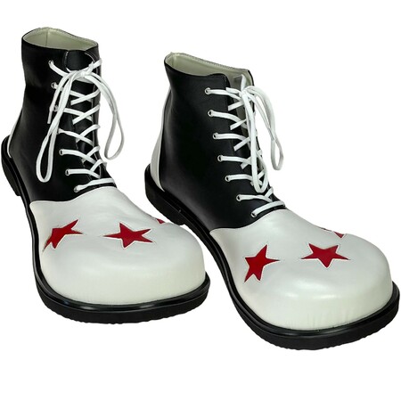 Clown shoes with stars