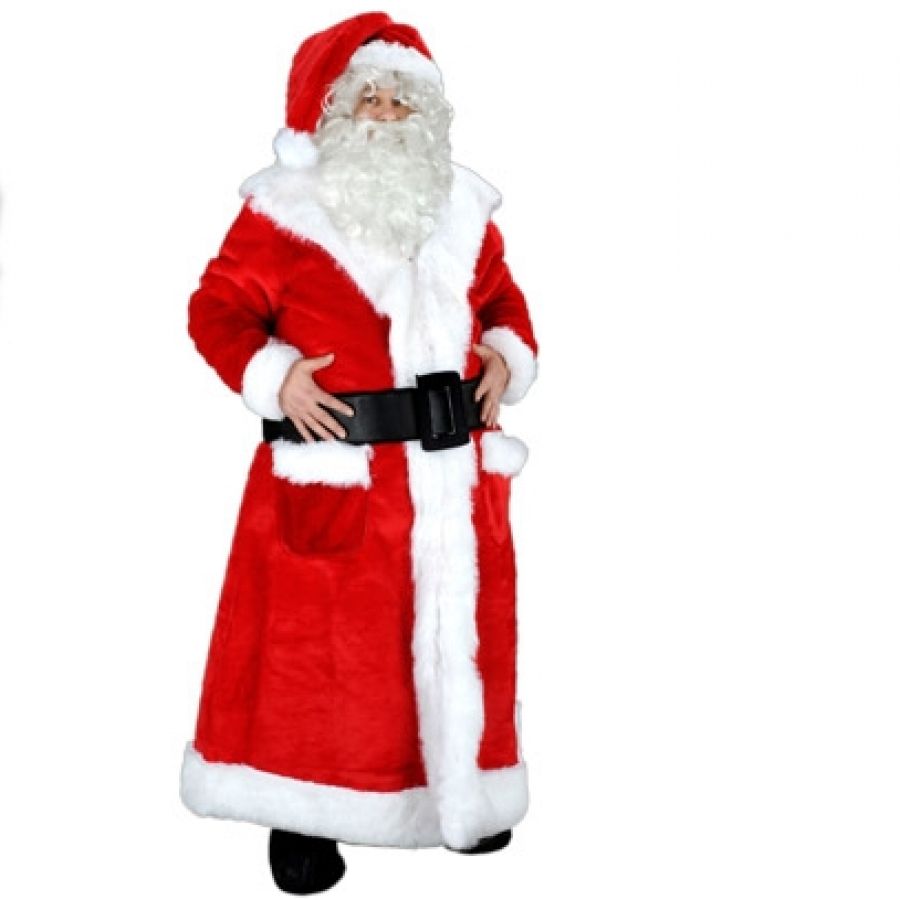 3x Père Noël peluche bonnet casquette Père Noël Costume Fête De Noël Carnaval 