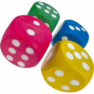 2-in-1 bouncing dice offering the perfect blend of education and fun for group activities and math development.