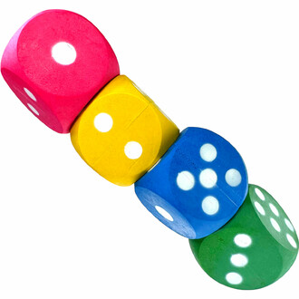 Use these bouncy dice to add a fun, dynamic twist to traditional dice games.