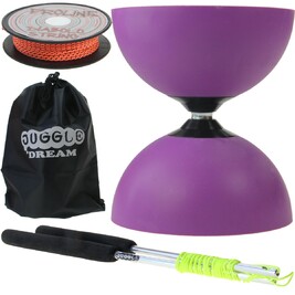 Kit Diabolo Jazz Light Violet + baguettes + ficelle + sac