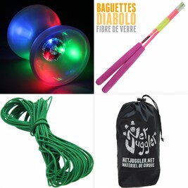 Kit Diabolo Big Top Lumineux rose Vert