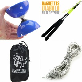 Kit Diabolo Carousel Roulement Bleu Noir Blanc