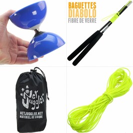 Kit Diabolo Carousel Roulement Bleu Noir Jaune
