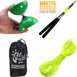 Kit Diabolo Carousel Roulement Vert Noir Jaune