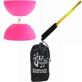 Kit Diabolo Gyro Rose + Bag aludoré
