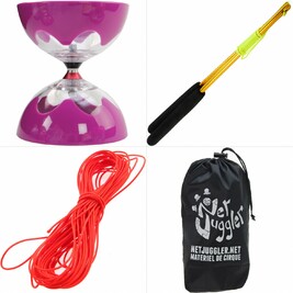 Kit Diabolo Hyperspin T Violet doré Orange