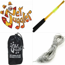 Kit Diabolo Jester a roulements Rouge et Blanc doré Blanc