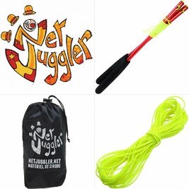 Kit Diabolo Jester a roulements Rouge et Blanc Rouge Jaune