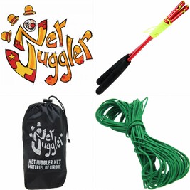 Kit Diabolo Jester a roulements Rouge et Blanc Rouge Vert