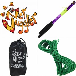 Kit Diabolo Jester a roulements Rouge et Blanc Violet Vert