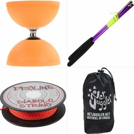Kit Diabolo Orbiter Free Orange Violet Rouge