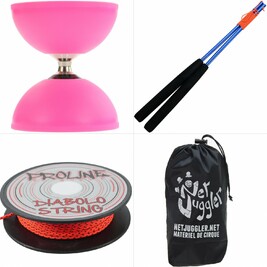 Kit Diabolo Orbiter Free Rose Bleu Rouge